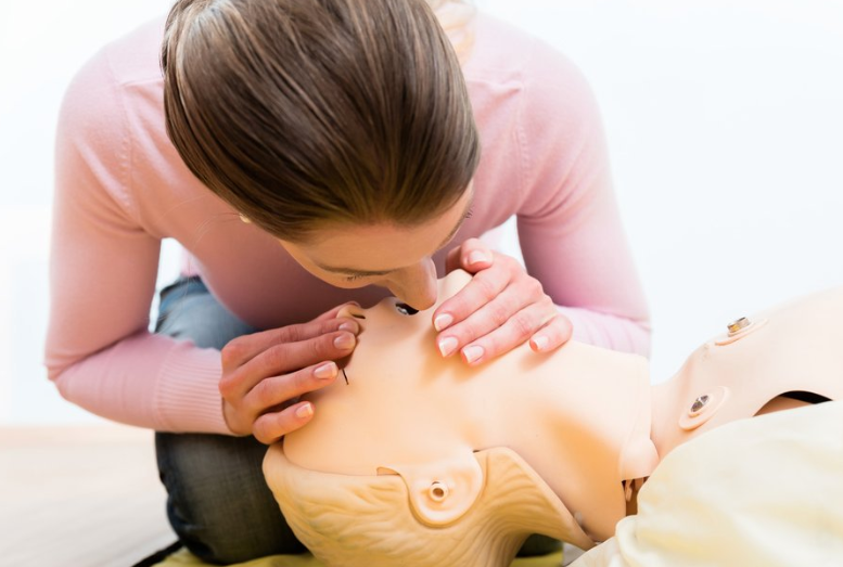 While rescue breaths are not required learning in CPR anymore, feel free to buy a manikin head and practice anyway!